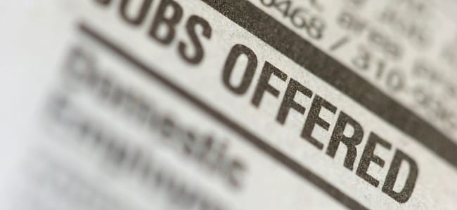 Job offered on newspaper 2